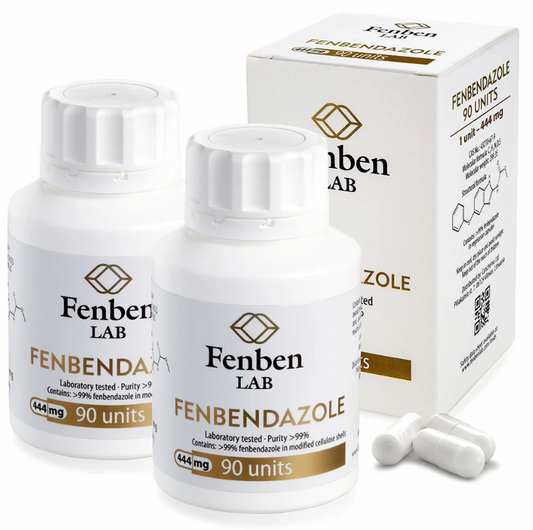 90x Fenbendazole 444mg Capsules